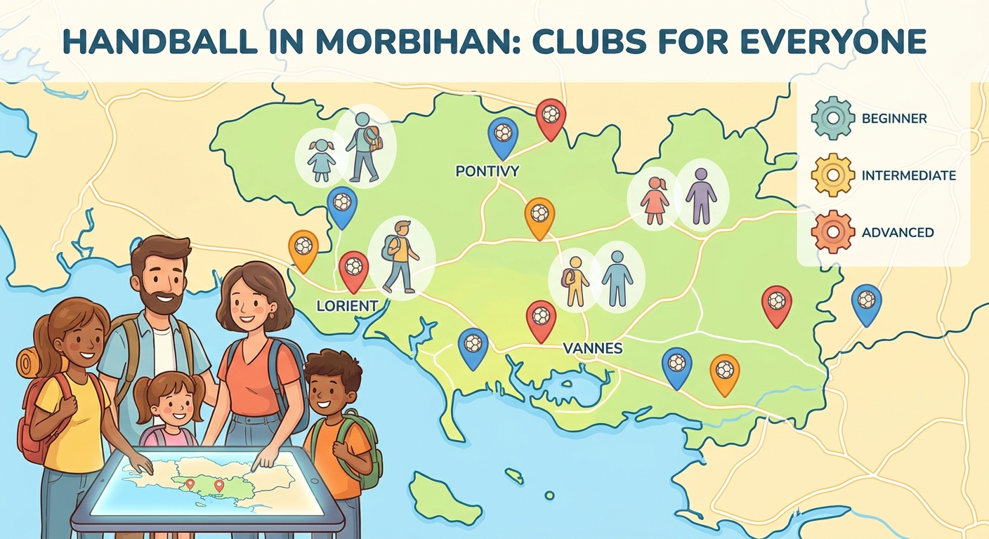 Handball dans le Morbihan : Où trouver son club et quel championnat choisir selon son niveau ?